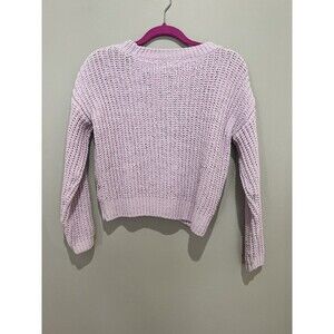 SO Purple Knit Pullover Sweater - XSmall